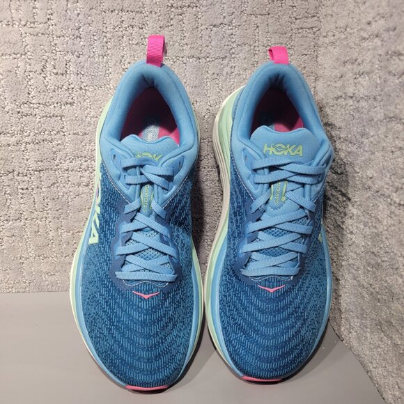 Hoka One One Gaviota 5 Women's Size US 9B Alpine Blue Jadeite Athletic Sneakers. - Picture 7 of 13